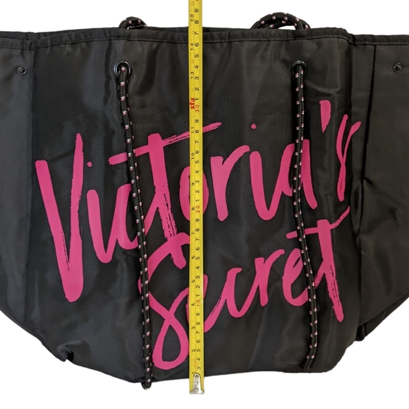 NWT Victoria’s Secret Wicked Signature Beach Rope Drawstring Tote Bag Travel - Picture 7 of 9